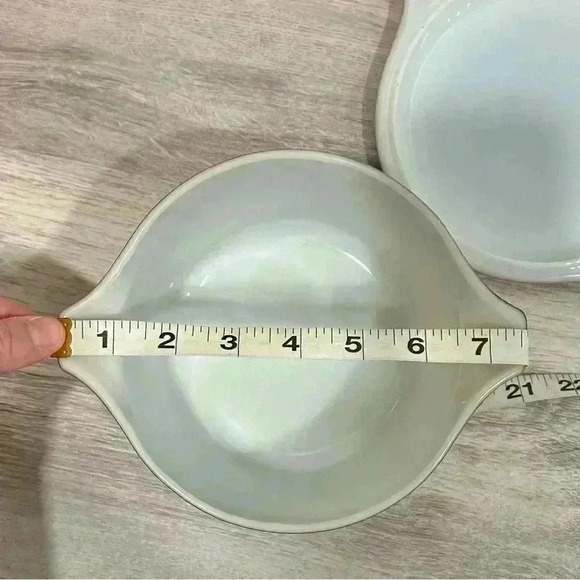 Vintage 1970s Pyrex Brown Old Orchard 1 Quart Casserole Dish With Lid 473 - Picture 6 of 8